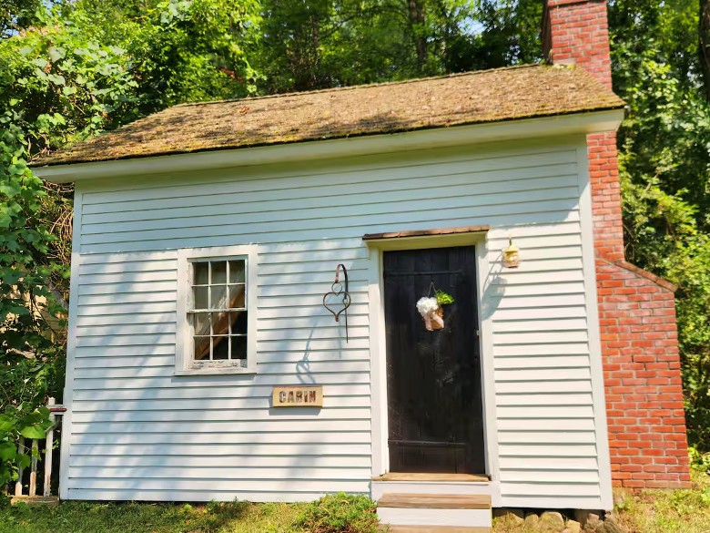white cottage
