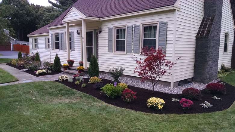 exterior of a home with new landscaping