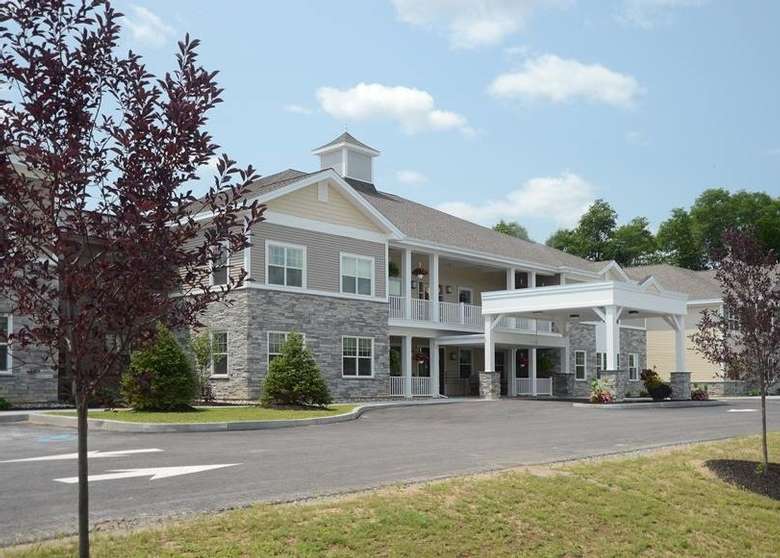a large two story building for senior housing