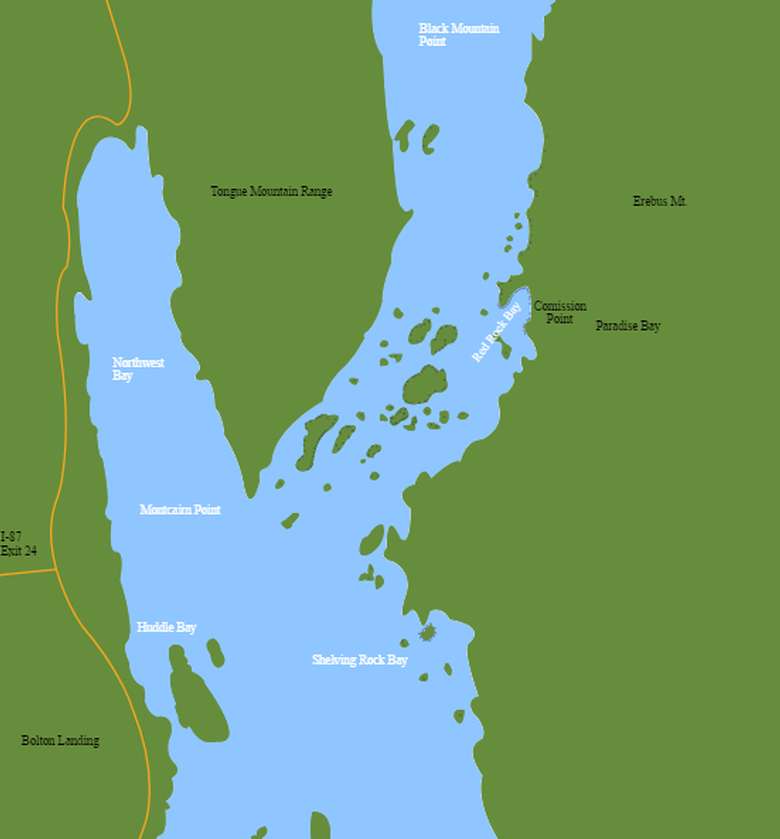 Map of Commission Point