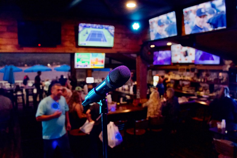 Sing your heart out all season long with our karaoke nights at Lake George Beach Club!