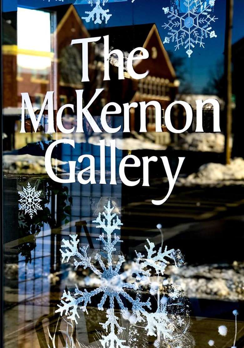 the storefront for the mckernon gallery