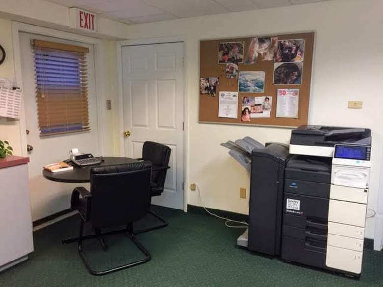 inside of an office