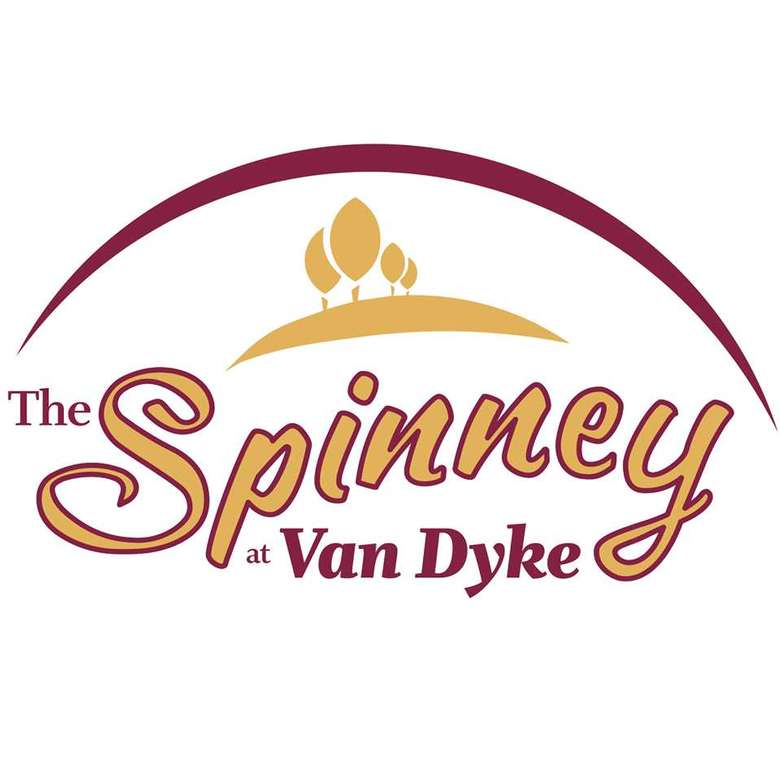 the logo for the spinney at van dyke