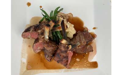rack of lamb dish