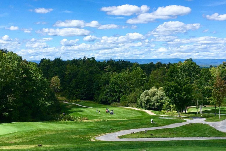 golf course views on a sunny day