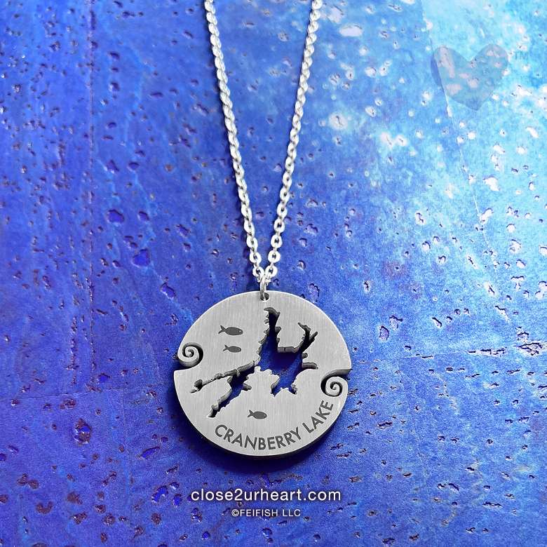 Cranberry Lake Stainless Steel Necklace