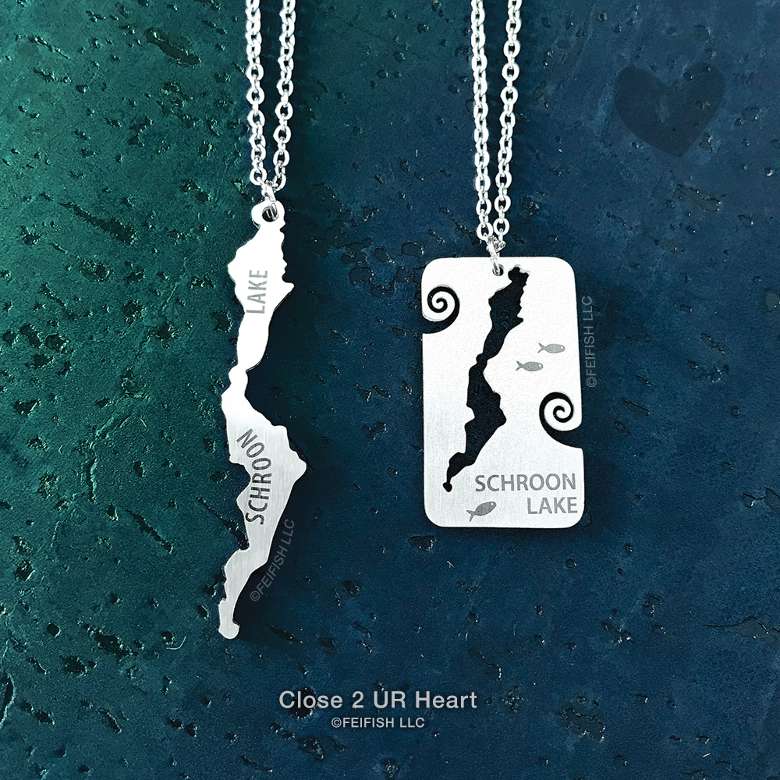 Schroon Lake Stainless Steel Necklaces
