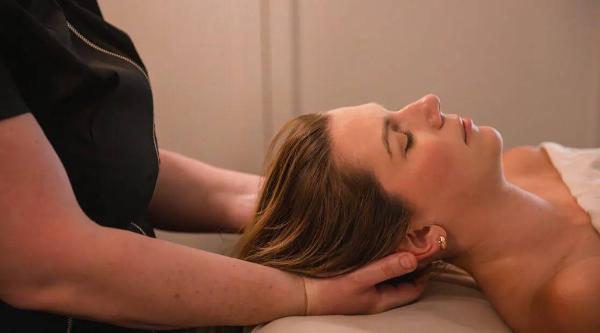 woman getting a massage