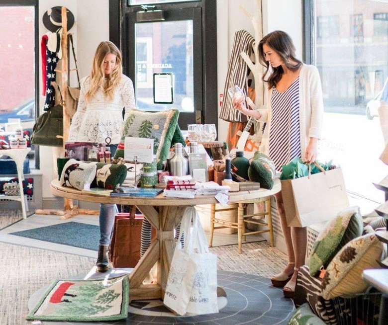 Bridal gifts and keepsakes at Academy & Main, Hotel Saranac's gift shop in Saranac Lake NY