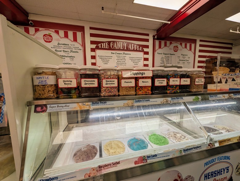 candy apple ice cream flavors