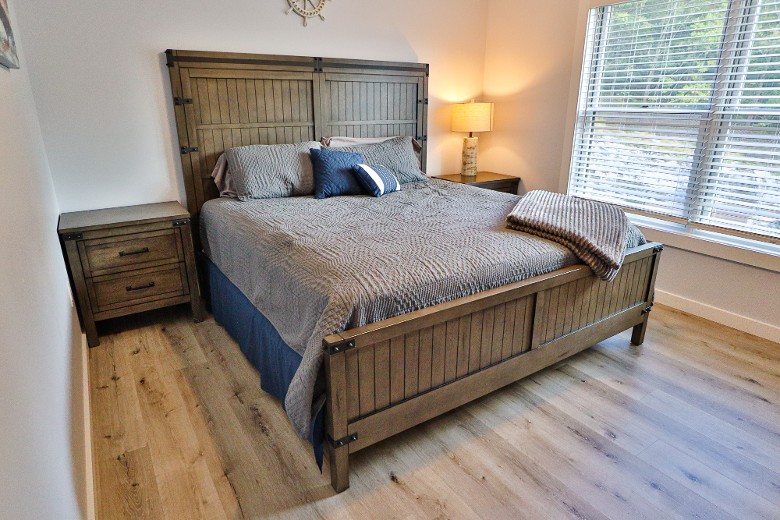 King bedroom located on the third floor