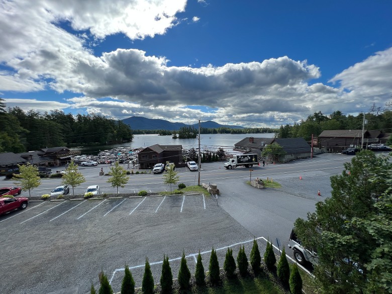 Views of gorgeous Lake George from the third level balcony