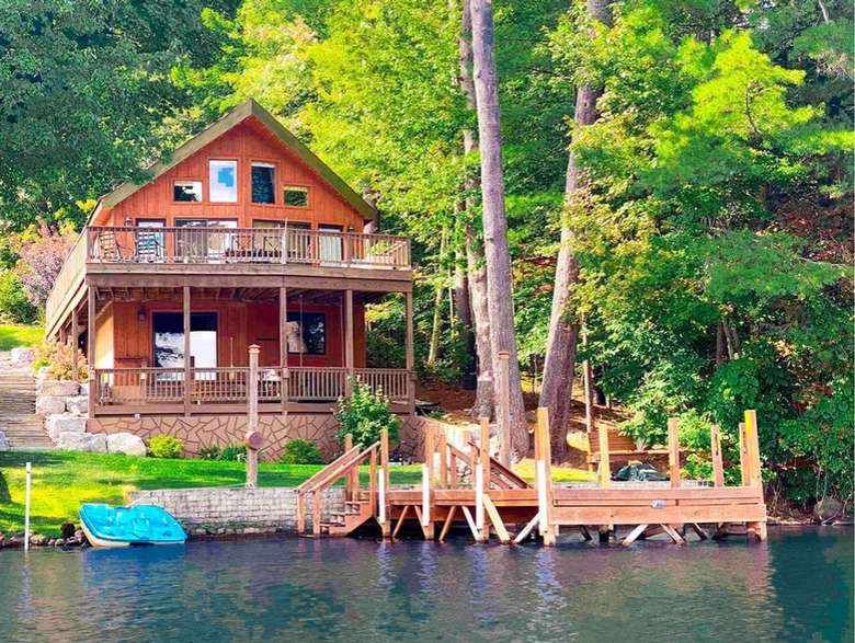 Waterside Chalet In Fort Ann, Ny: A Four-bedroom Lakefront Vacation 