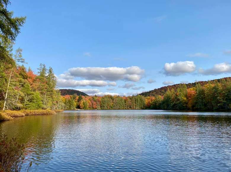 lake in the fall