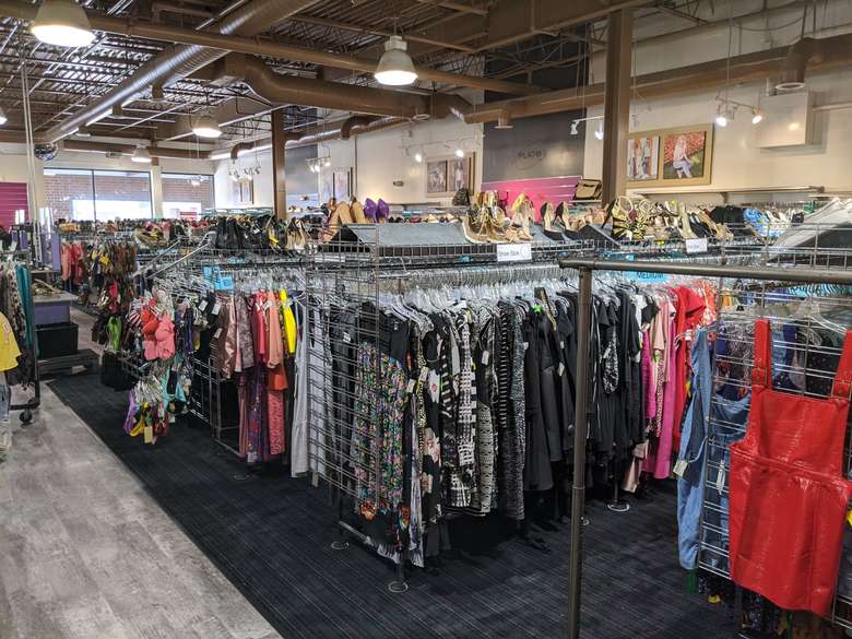 Plato's Closet in Albany, NY Retail Store With Secondhand Clothing at