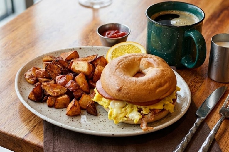 Breakfast and brunch dish at Campfire, Hotel Saranac's restaurant in Saranac Lake NY