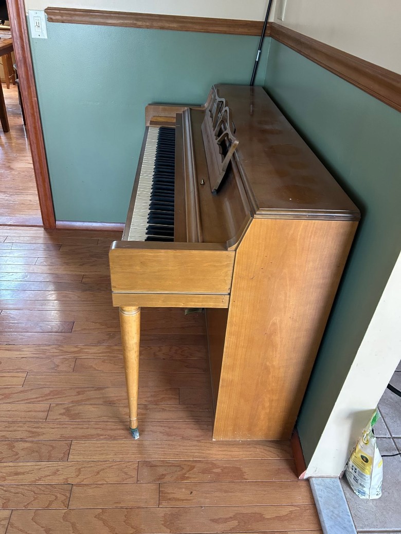 a piano in a house