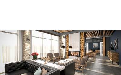 seating in a hotel lobby