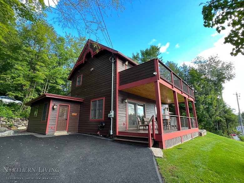 Exterior view of the home