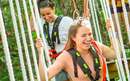 two women on a treetop course