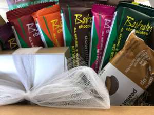 gift pack with Barkeater Chocolates' products