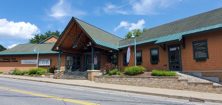 exterior of the Tannery Pond Center