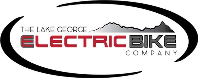 the logo for the lake george electric bike company