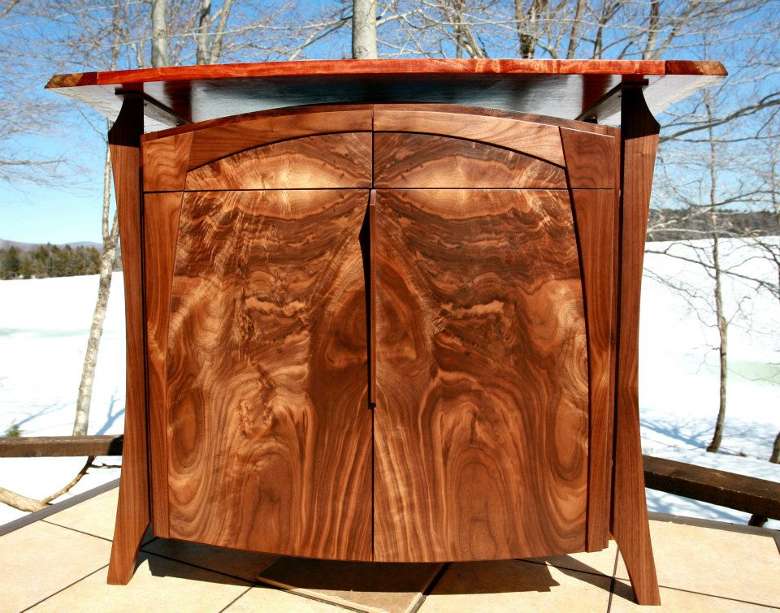 All furniture & cabinetry are custom, handcrafted designs made locally in our shop.