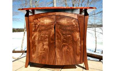 All furniture & cabinetry are custom, handcrafted designs made locally in our shop.