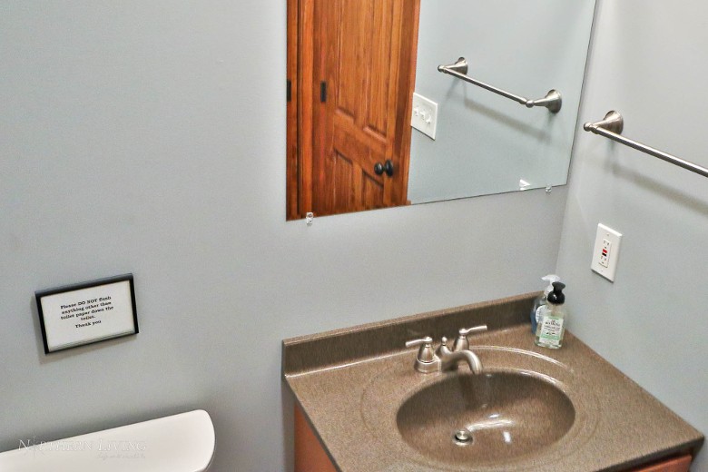 Half bathroom.