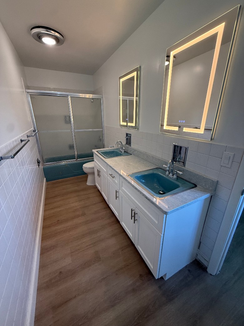 Remodeled full bathroom