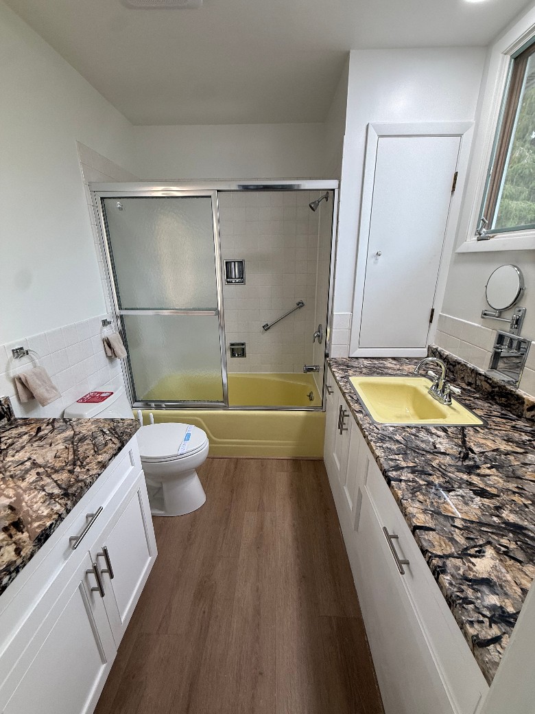Remodeled full bathroom