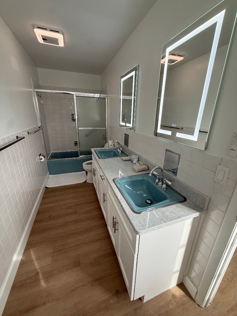 Remodeled full bathroom