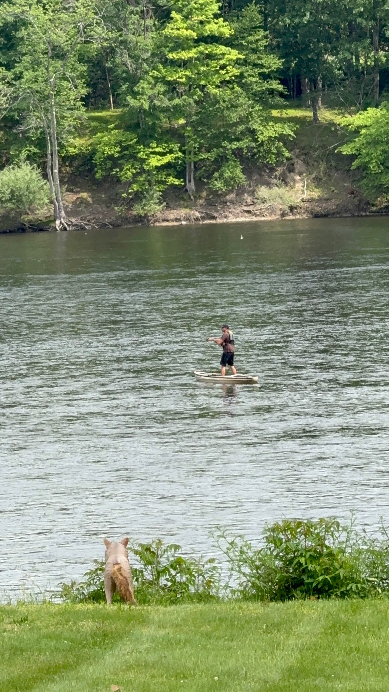 Fishing time on a kayak!