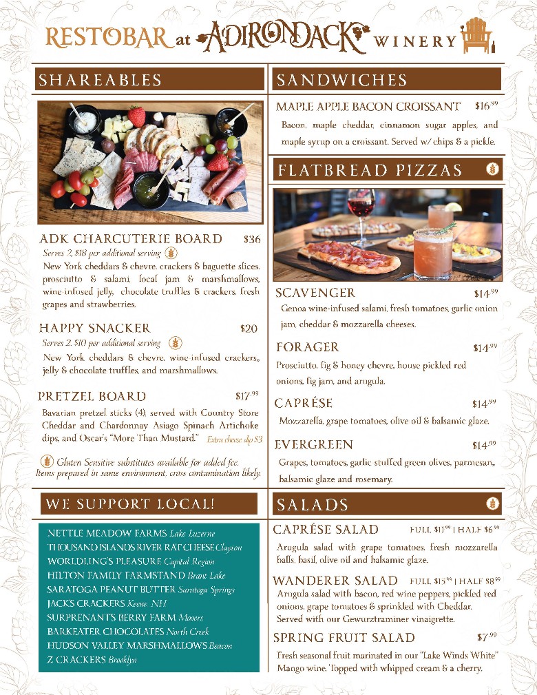 Spring 2026 Menu