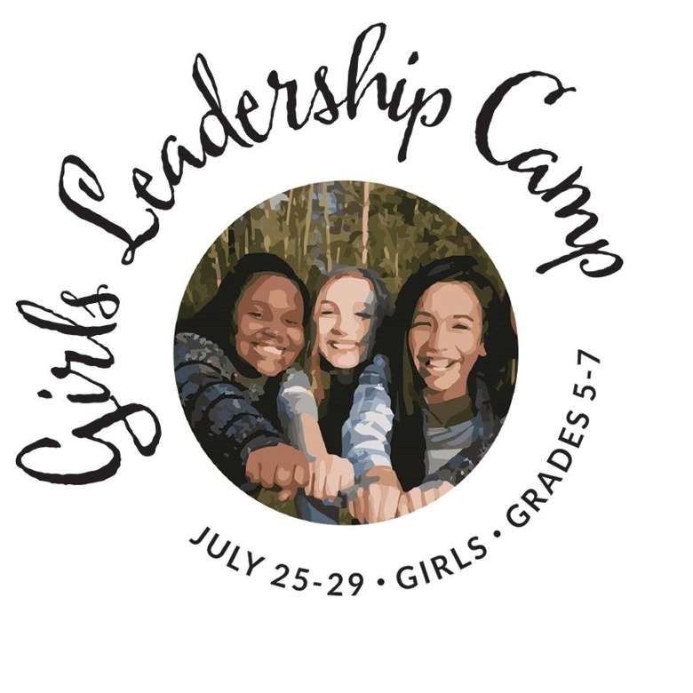 promo image for a girls leadership camp