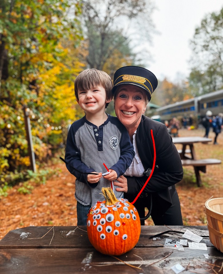 Pumpkin Picker with Conductor