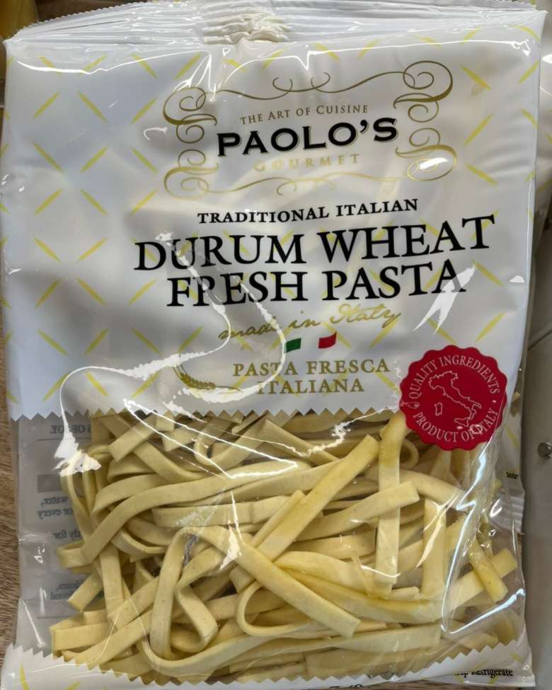 bag of pasta