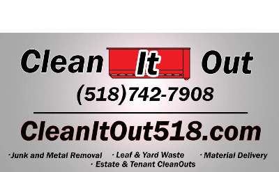 clean it out dumpsters logo and phone number