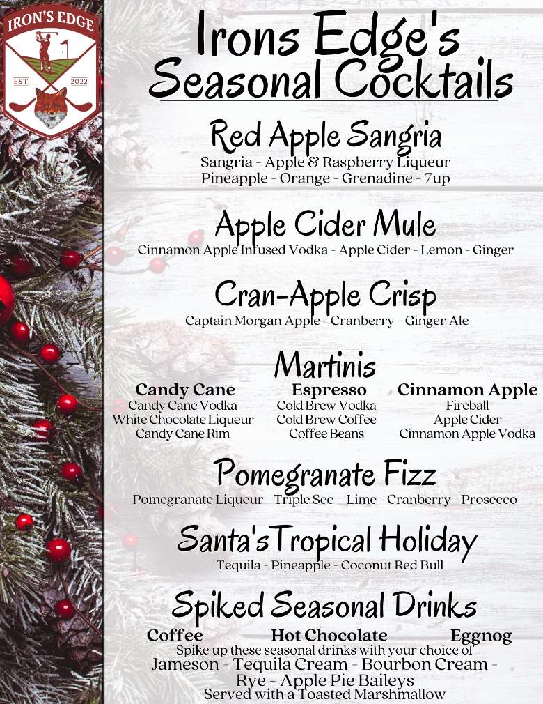 IE Seasonal Cocktails