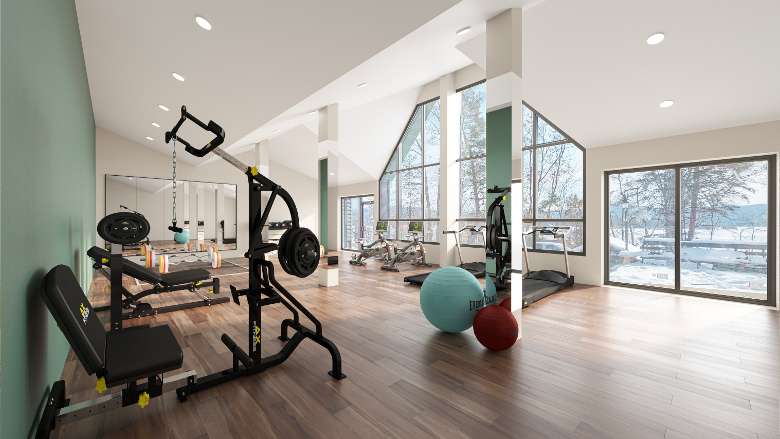 Rendering of The Fitness Center