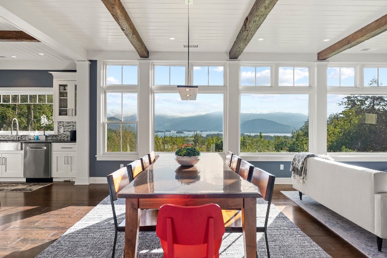 Dining area with beautiful views