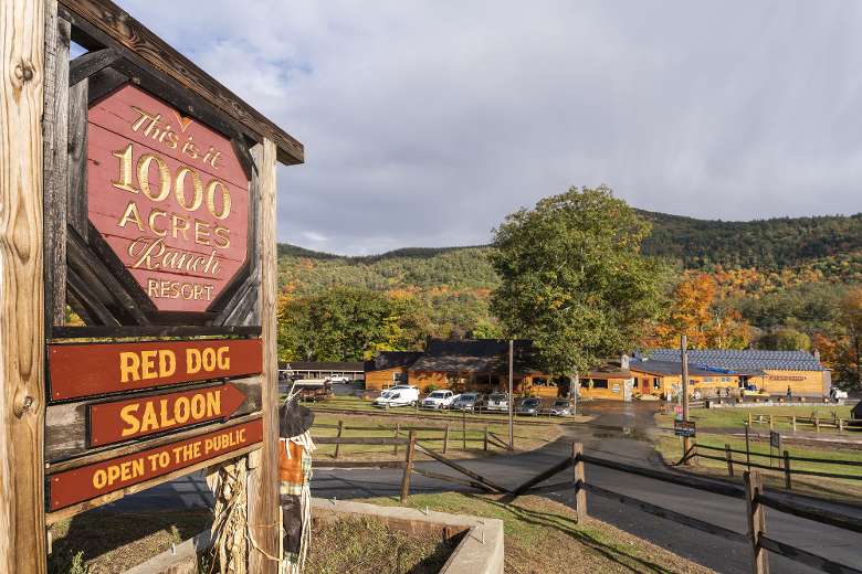 1000 Acres Ranch Resort Entrance