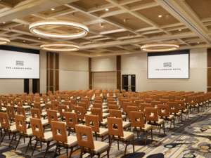 ballroom with chairs set up