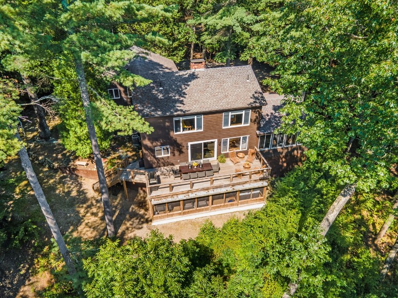 aerial view of Indian Brook Lodge