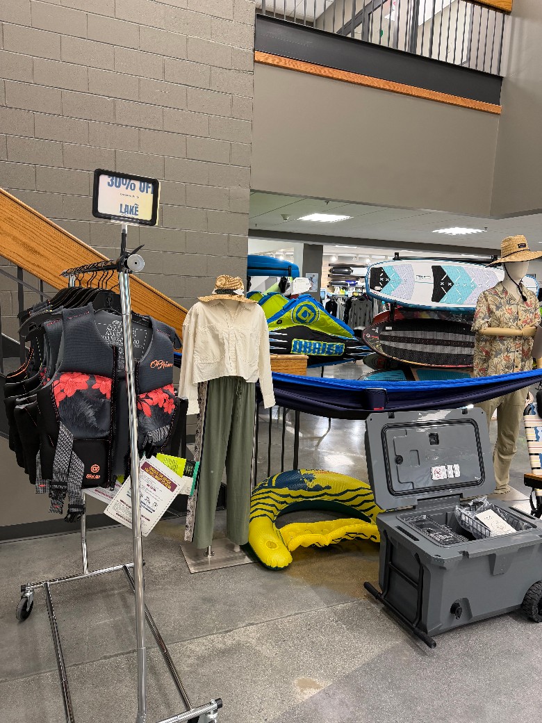 They're open year-round for your boating and lake-style clothing and apparel. lakestyle store items