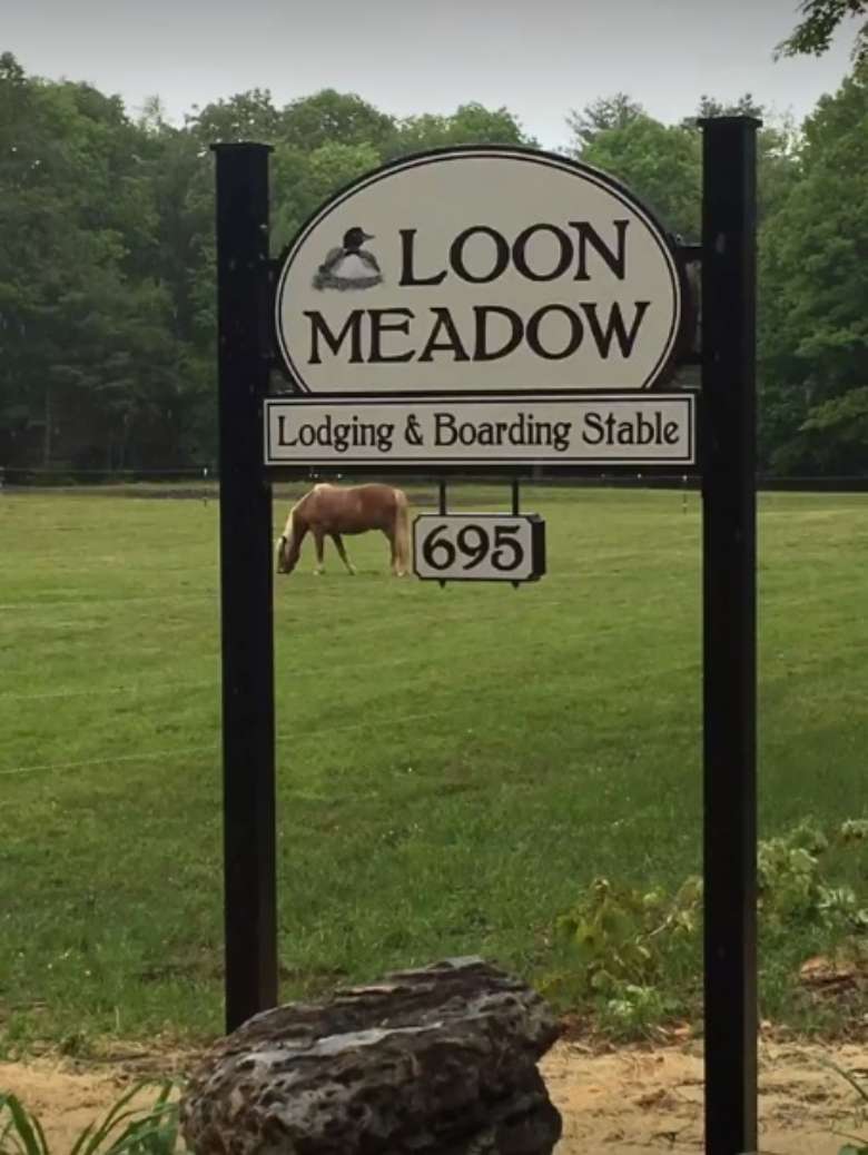 Loon Meadow sign