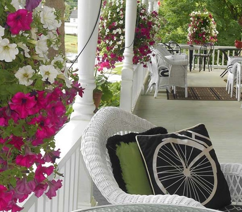 Relax on the wrap-around porch.