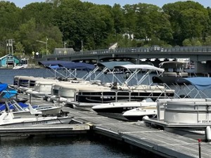 Picture of our rental fleet. We currently have 11 rentable boats.